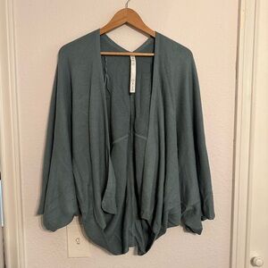 Womens Lululemon Cashlu Knit Textured Wrap